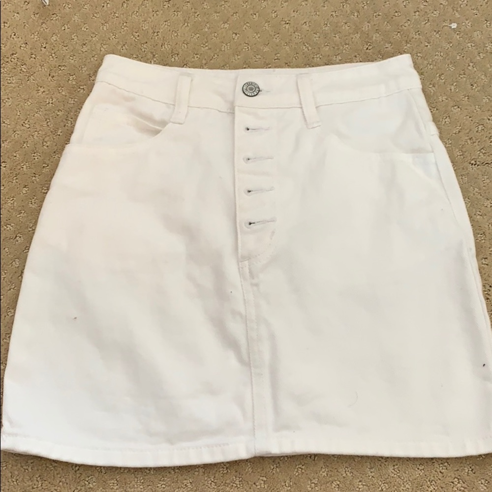 White skirt